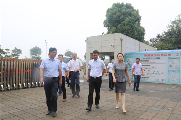 滨河淮外涟水县宋月霞副县长点赞我校餐厅工作