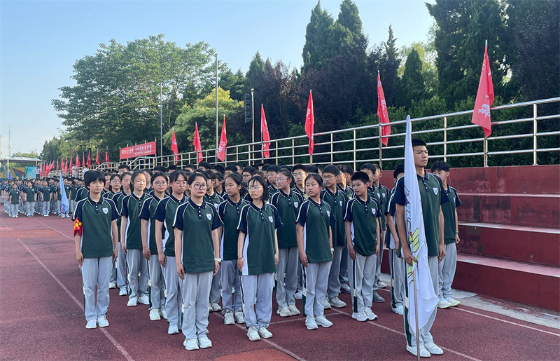 激情跑操比赛,绽放青春风采