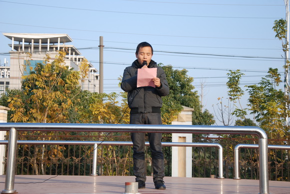 杜艳堂老师作励志讲话