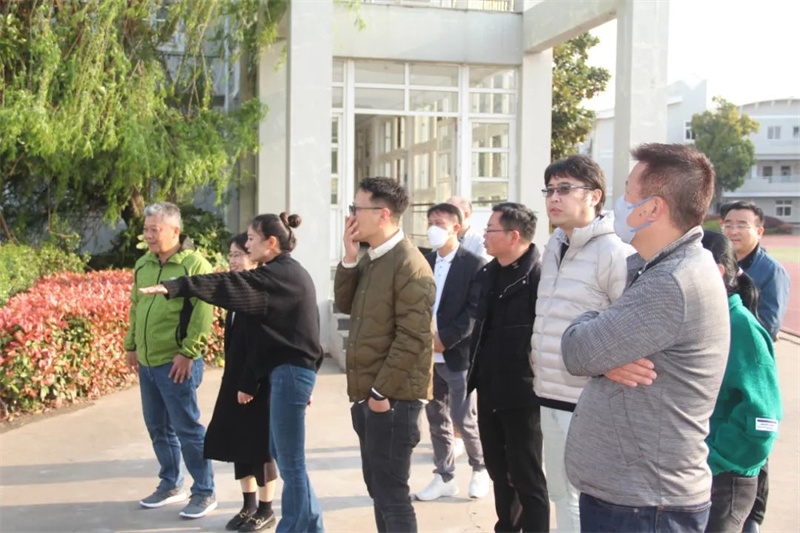 东莞伟时科技有限公司考察团访问淮外